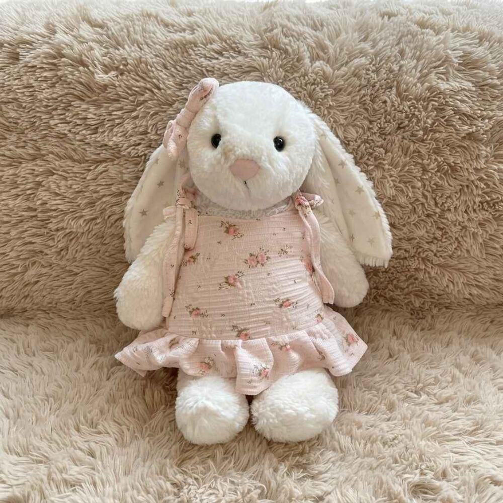 Floral Dress Outfit for Bartholomew Bear & Bashful Bunny | Outfit Only